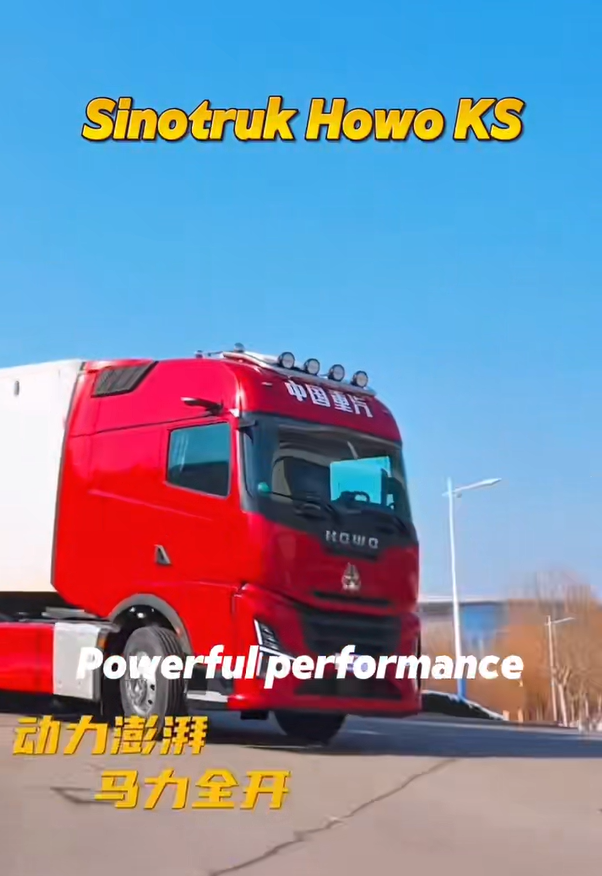 Export-ready Howo TS7 dumpers: powerful performance, easy unloading.