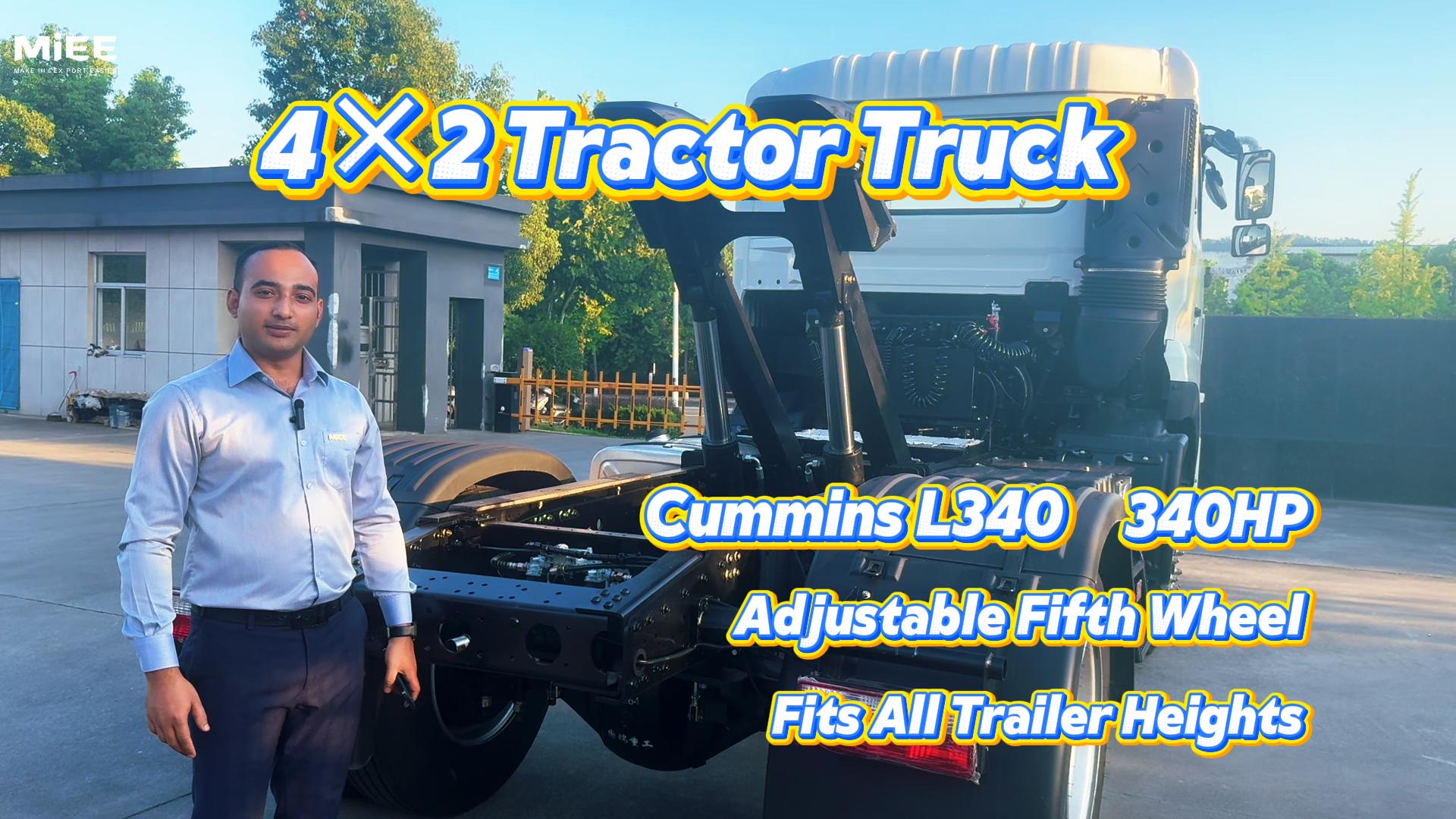 Brand-New 4×2 Tractor Truck Walkthrough: Cummins L340, 340HP, 18T Payload, 120 km/h | Global Export & Customizable