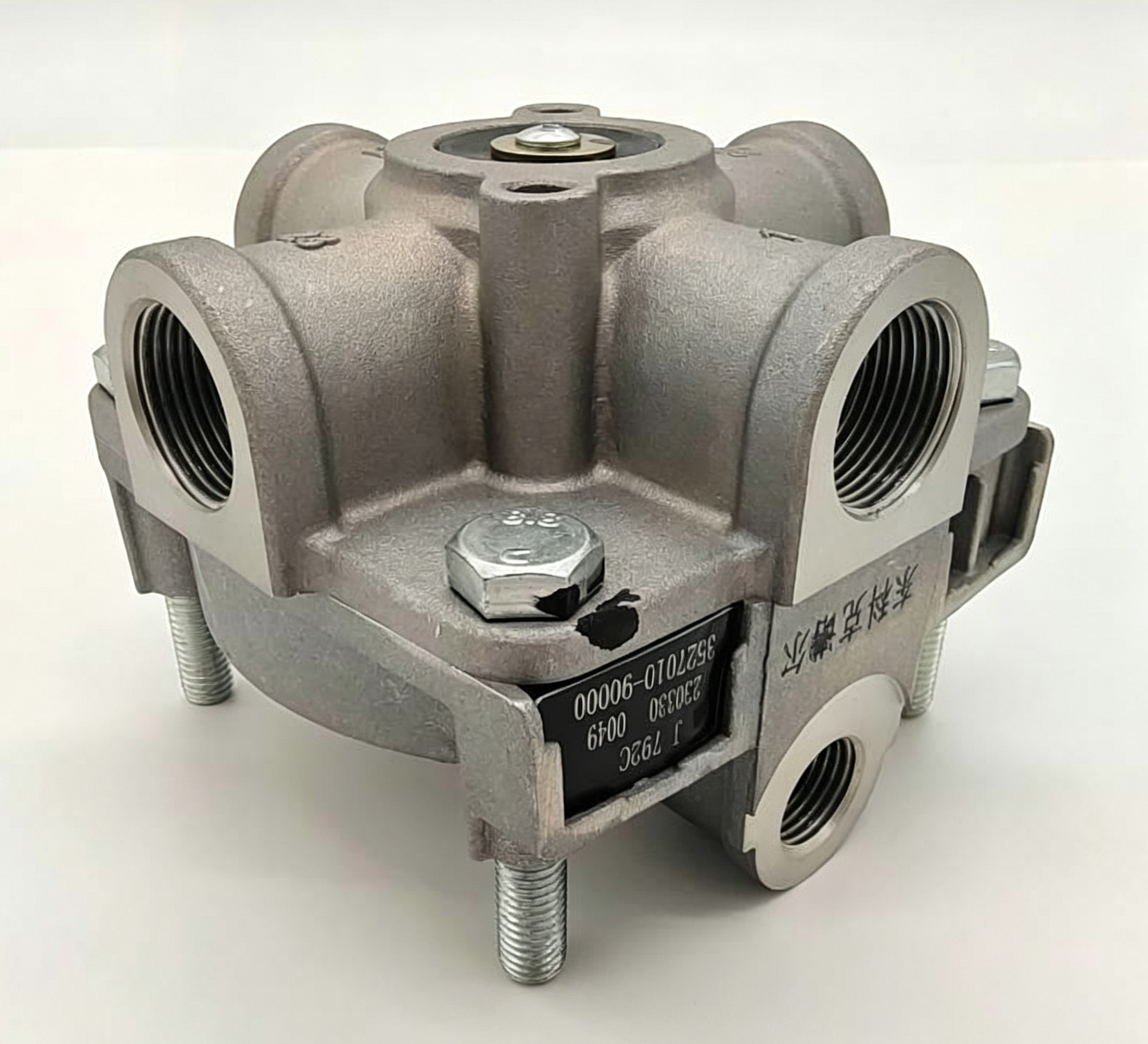 Original Dongke‑Knorr‑Bremse Relay Valve Assembly 3527010‑90000 for Dongfeng Tianlong, Tianjin, Dalianshen Truck