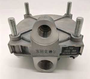 Original Dongke‑Knorr‑Bremse Relay Valve Assembly 3527010‑90000 for Dongfeng Tianlong, Tianjin, Dalianshen Truck